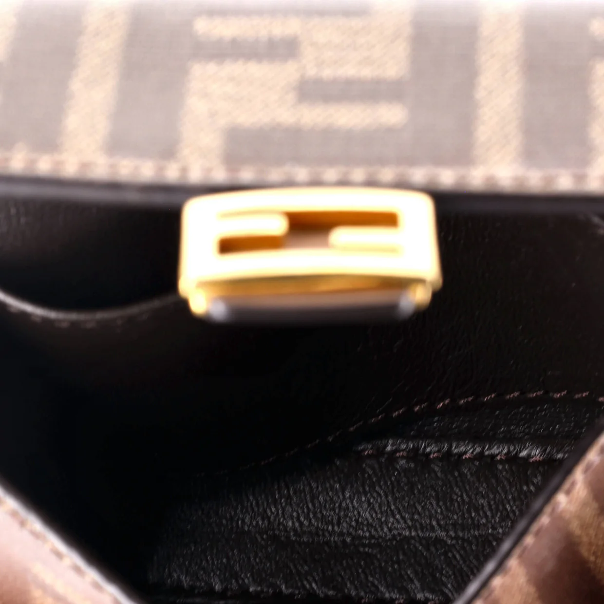 Chain Baguette Charm Bag Zucca Coated Canvas Nano - Deep Luxury