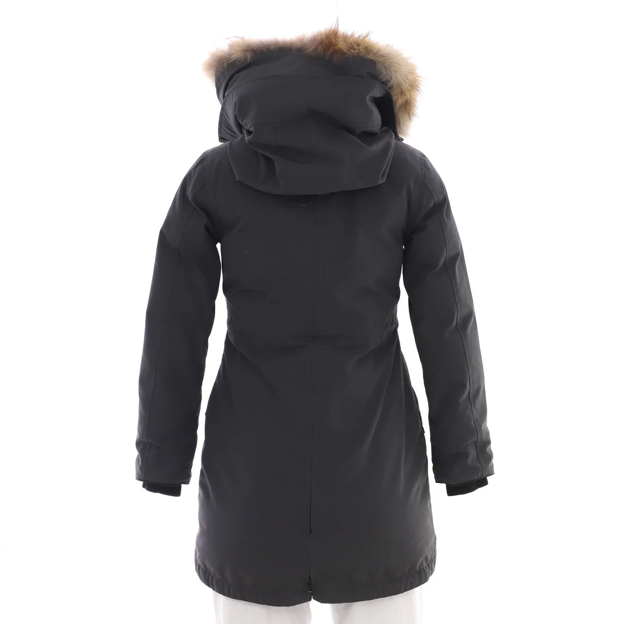 Women’s Rossclair Hooded Parka Polyester Blend with Down and Fur - Deep Luxury