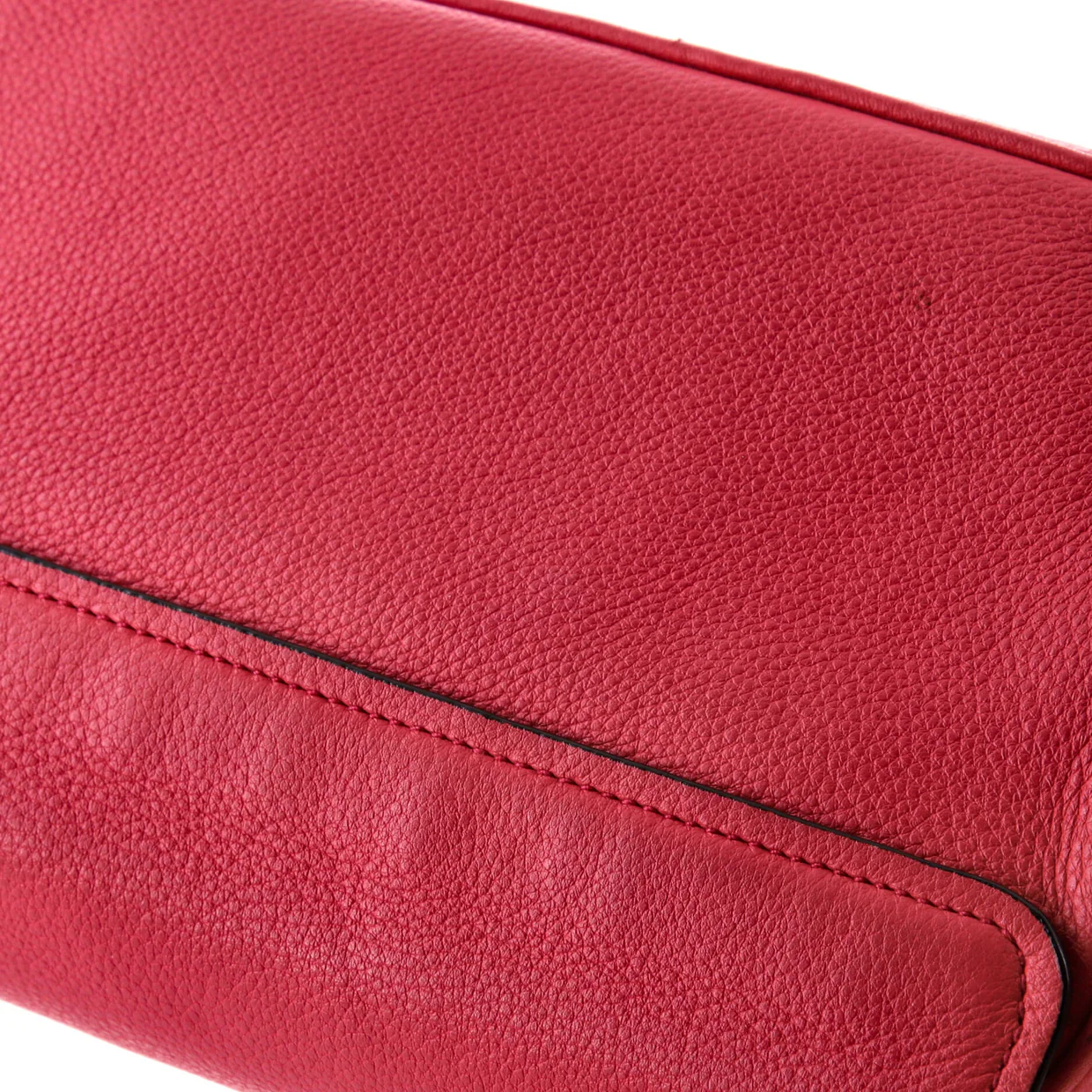 Flap Zip Crossbody Bag Vitello Phenix Small - Deep Luxury