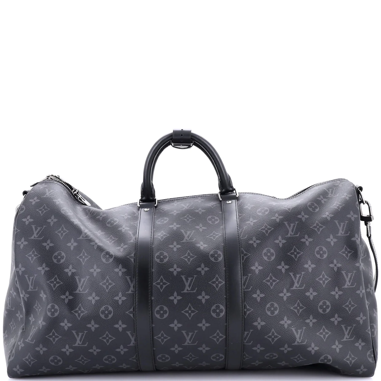 Keepall Bandouliere Bag Monogram Eclipse Canvas 55 - Deep Luxury