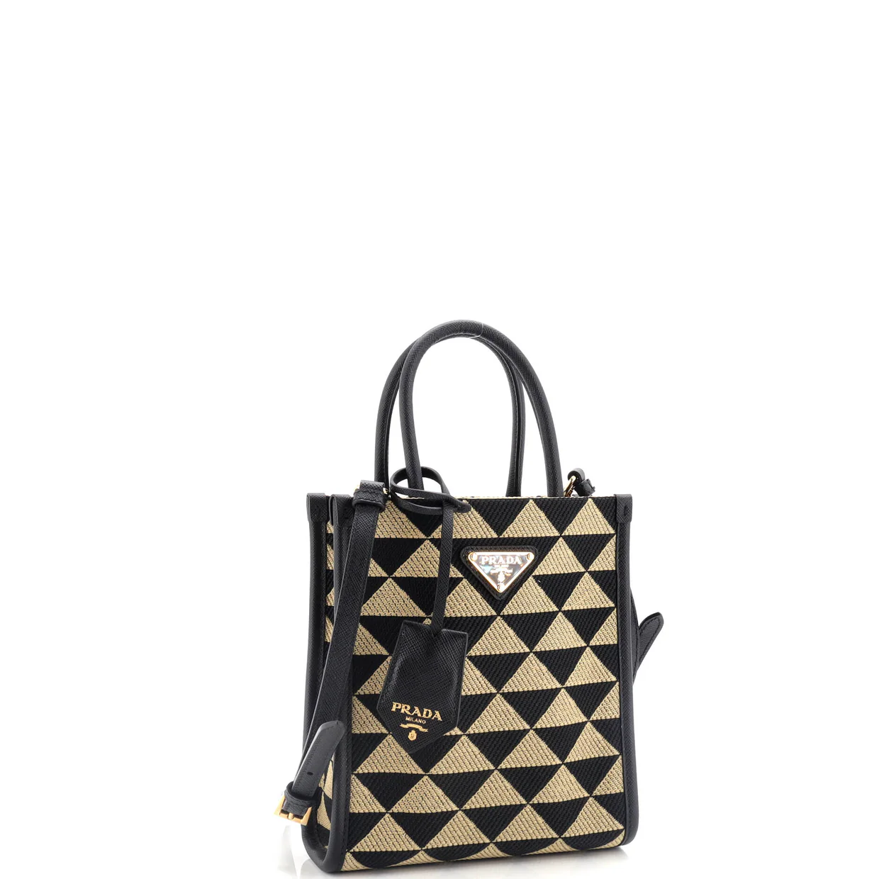 Symbole Shopper Tote Jacquard Mini - Deep Luxury