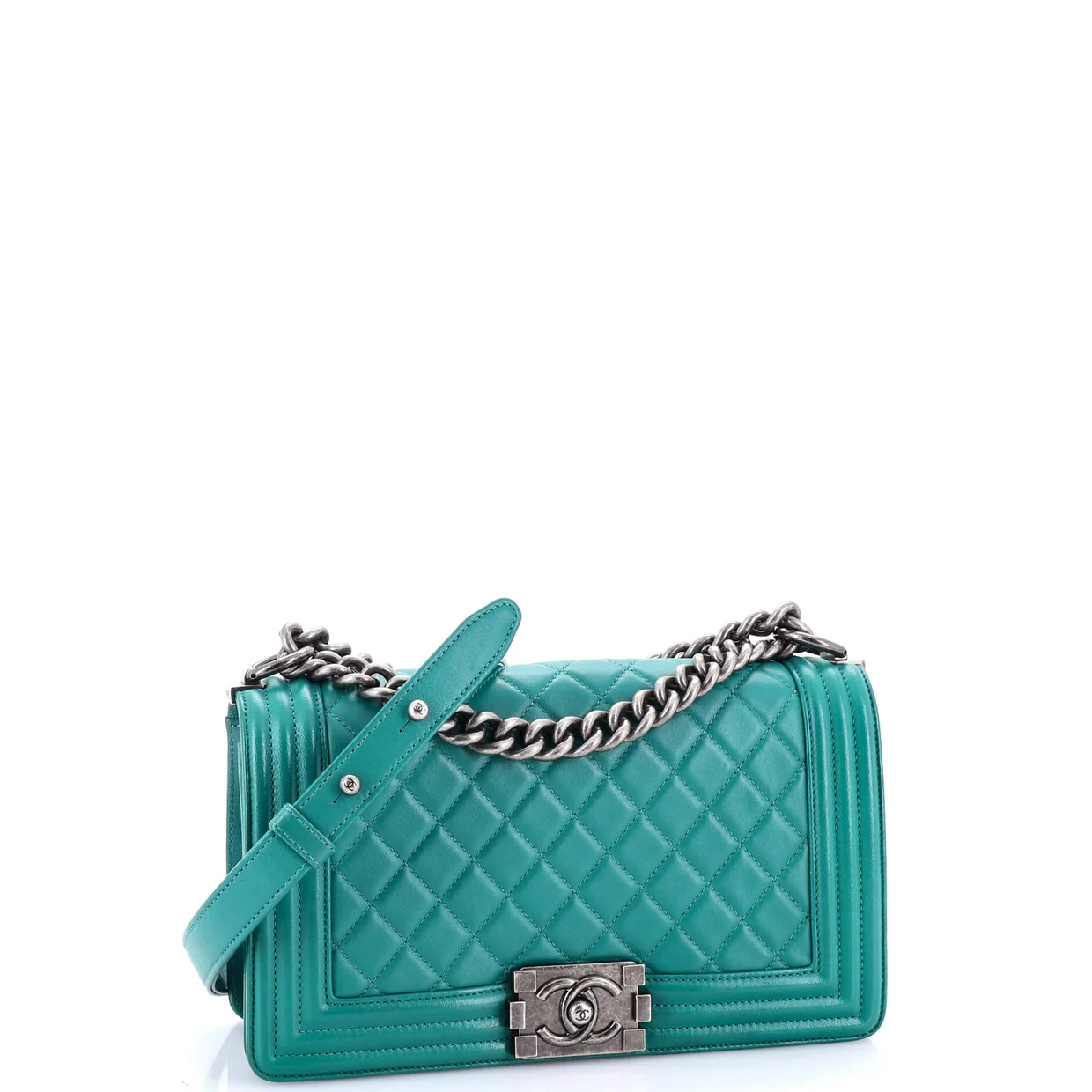 Boy Flap Bag Quilted Lambskin Old Medium - Deep Luxury