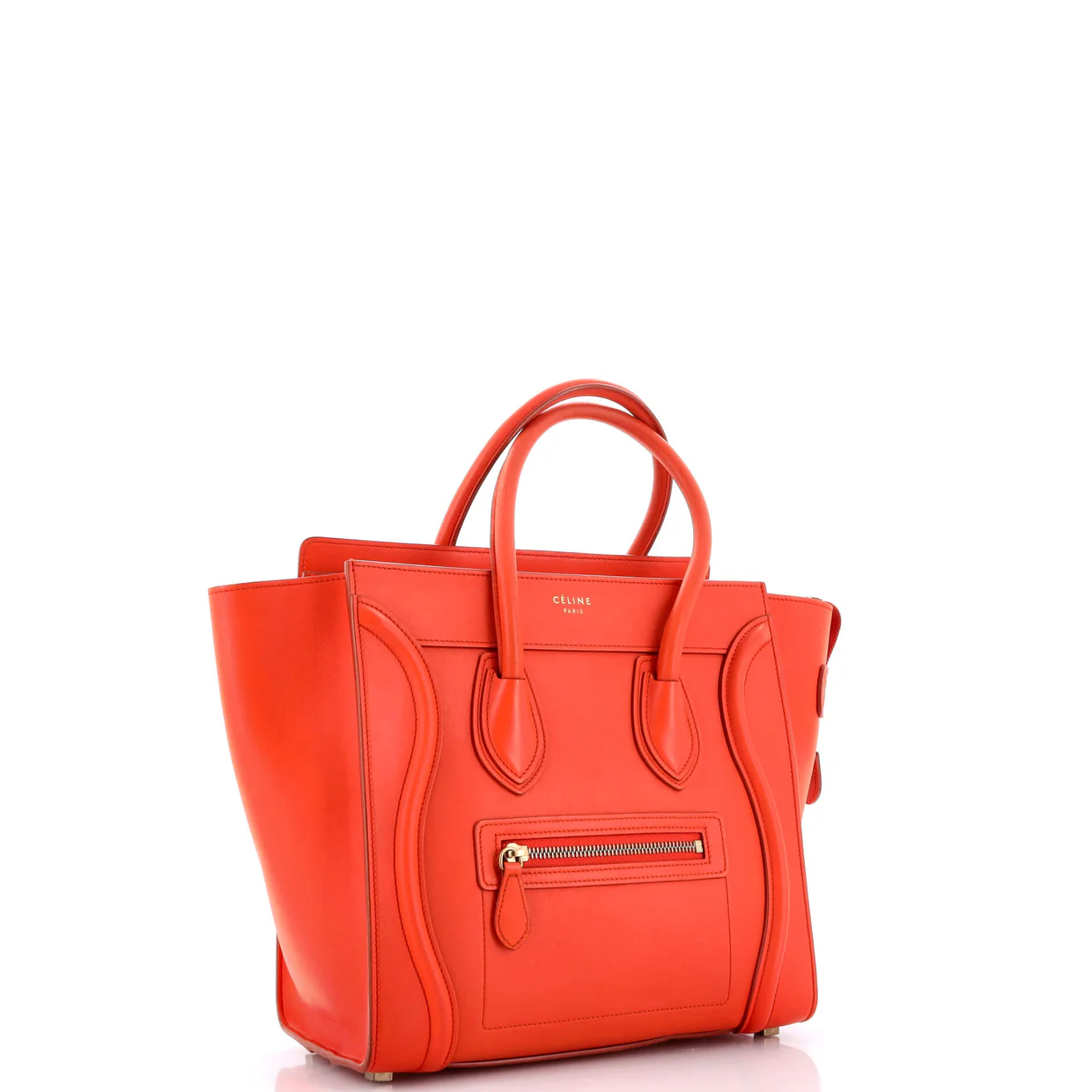 Luggage Bag Smooth Leather Micro - Deep Luxury