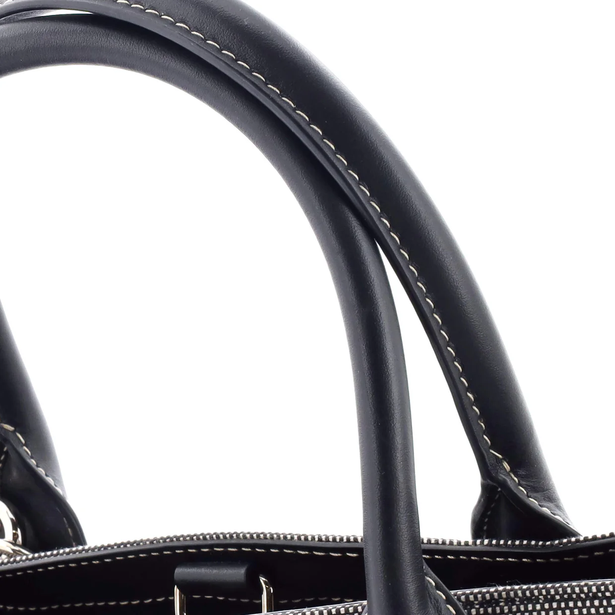 Kane Tote Horseferry Print Canvas with Leather Tall - Deep Luxury