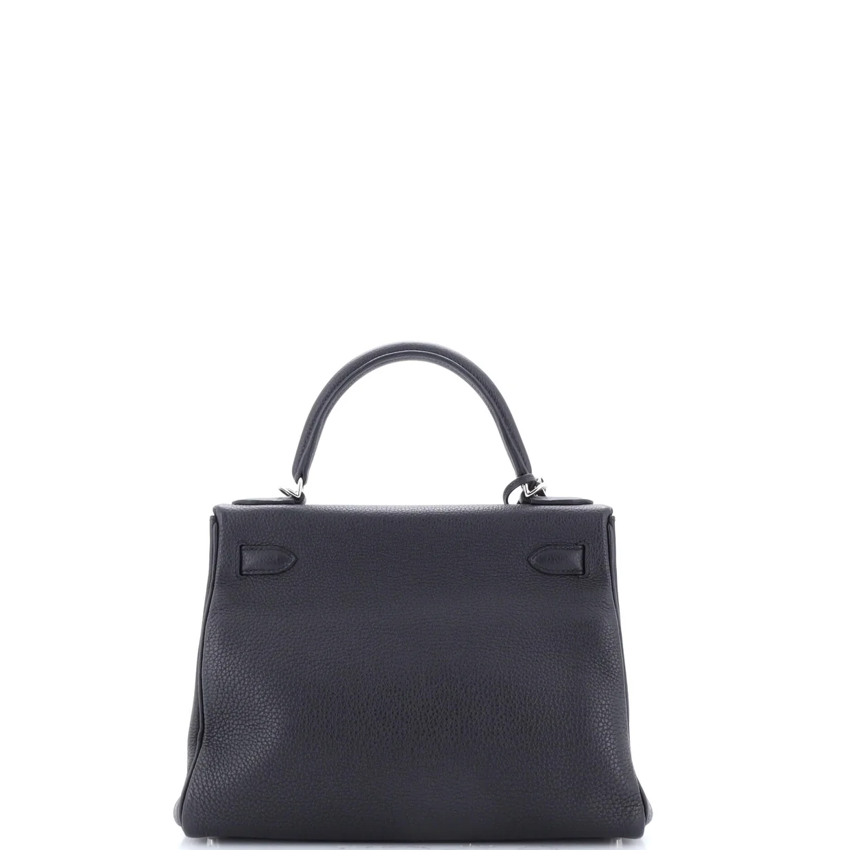 Kelly Handbag Noir Togo with Palladium Hardware 28 - Deep Luxury