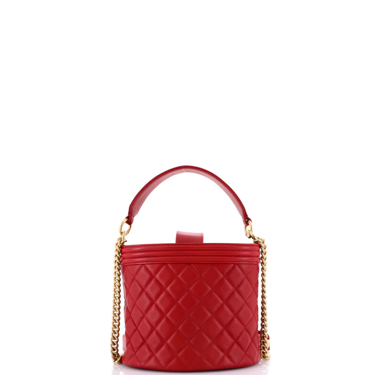 Boy Bucket Bag Quilted Calfskin Mini - Deep Luxury