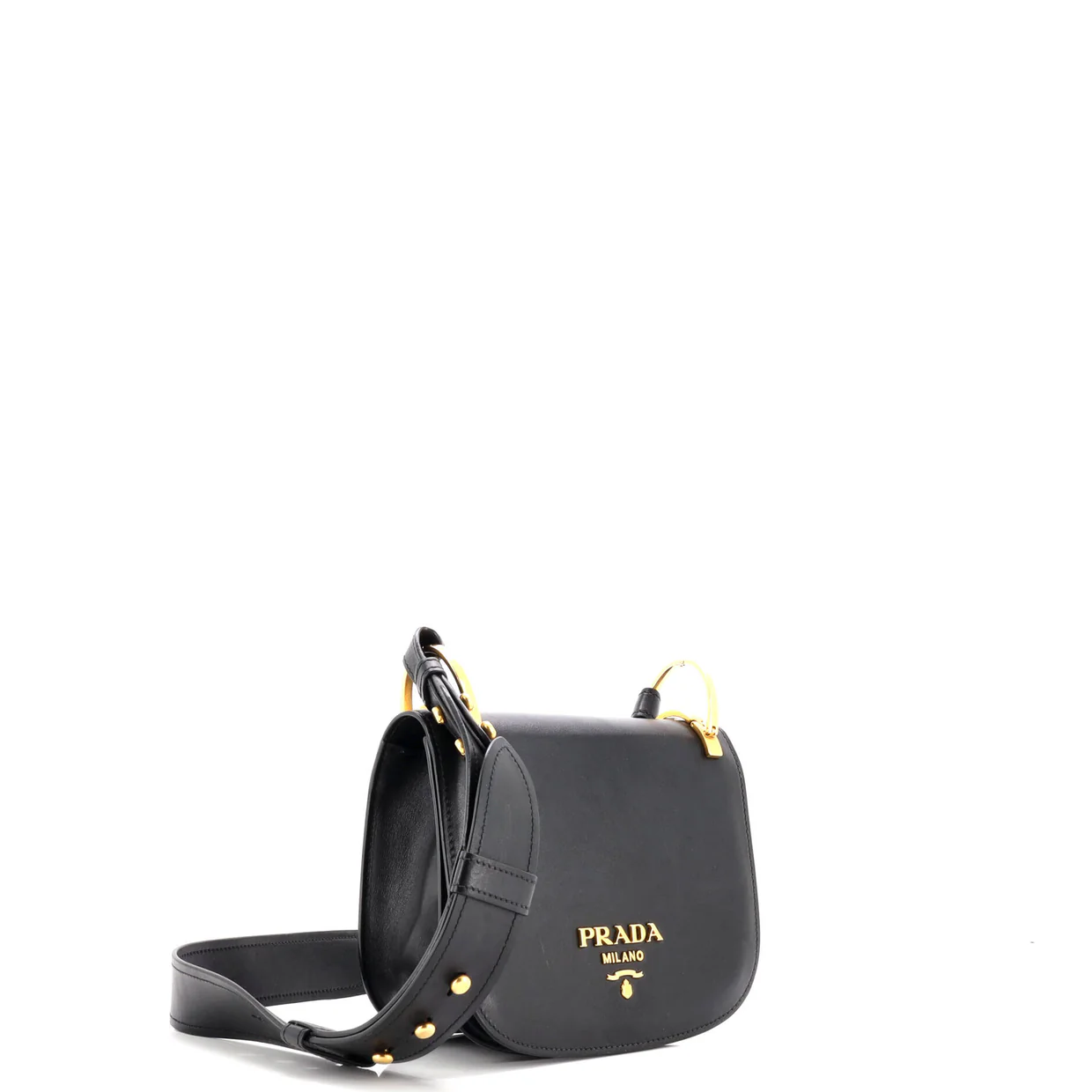 Pionniere Saddle Crossbody Bag City Calfskin Small - Deep Luxury