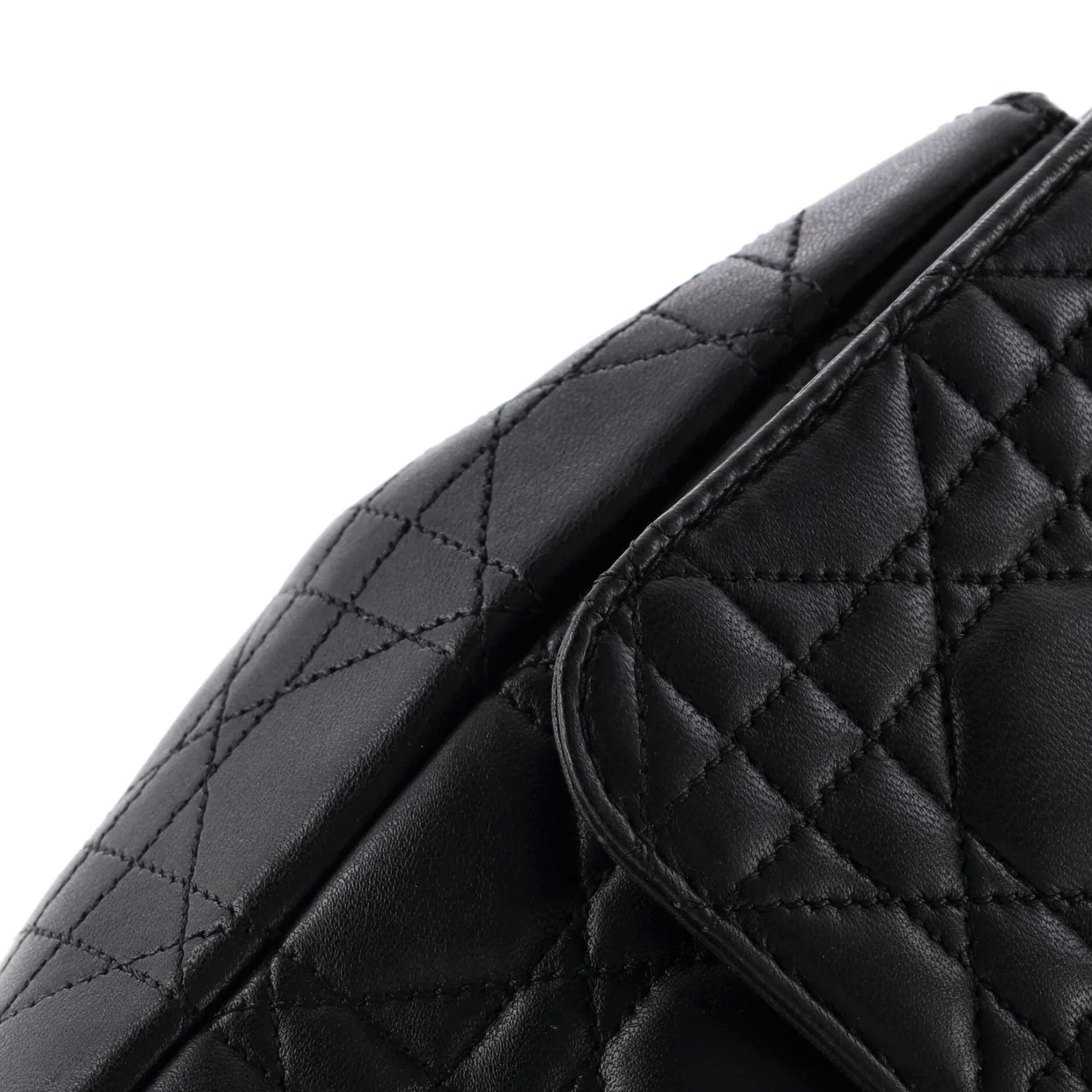 Long Chain Miss Dior Bag Cannage Quilt Lambskin Medium - Deep Luxury