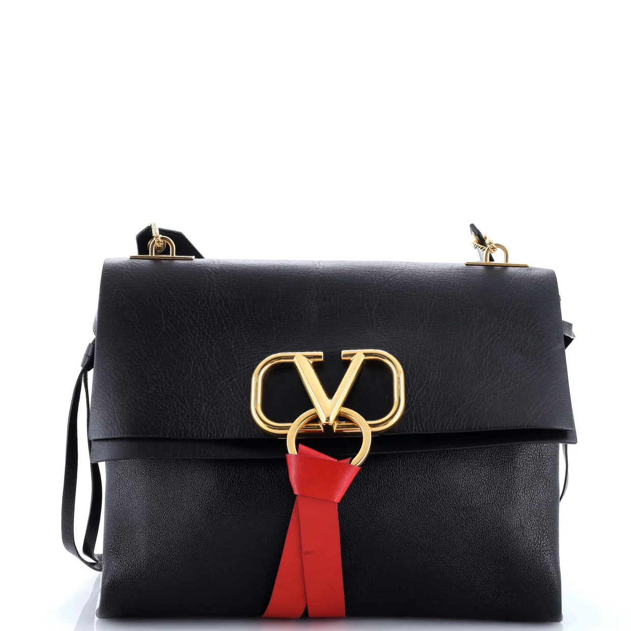 VRing Shoulder Bag Leather Medium - Deep Luxury