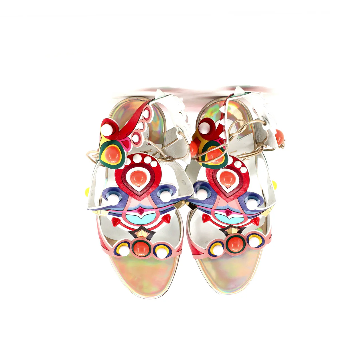 Womens Papagaya Levita Wedge Sandals Leather - Deep Luxury