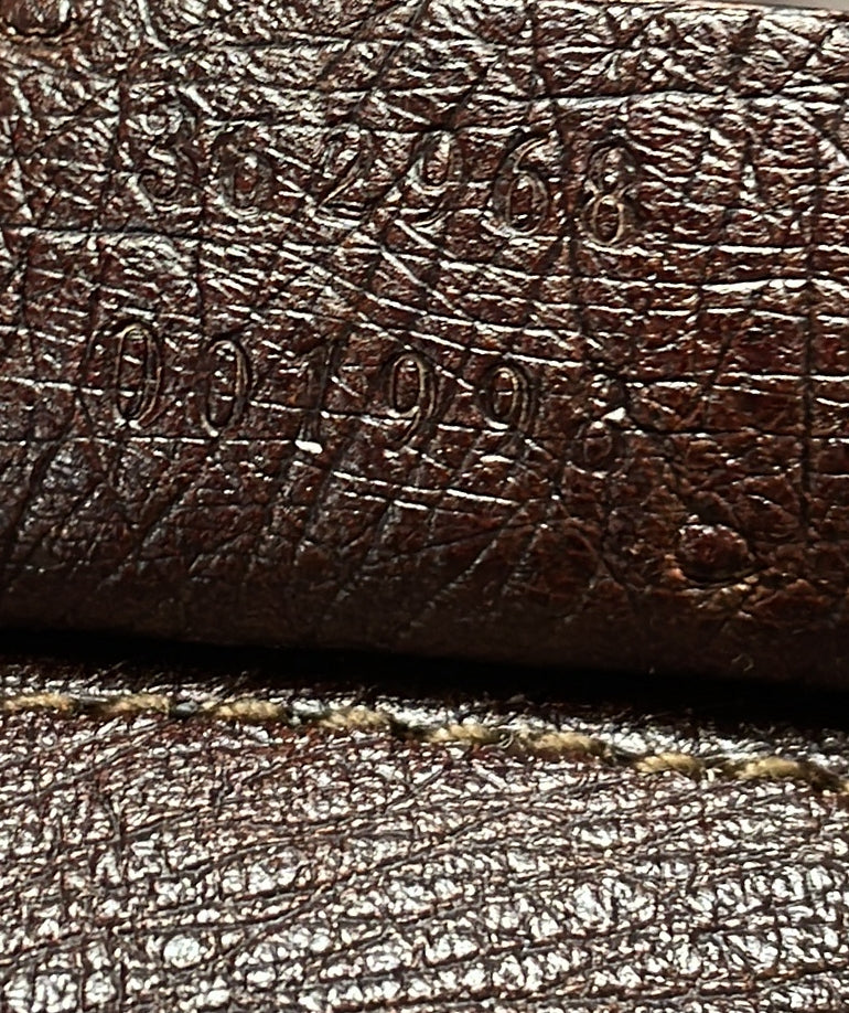 Web Jackie Soft Hobo Ostrich Large - Deep Luxury