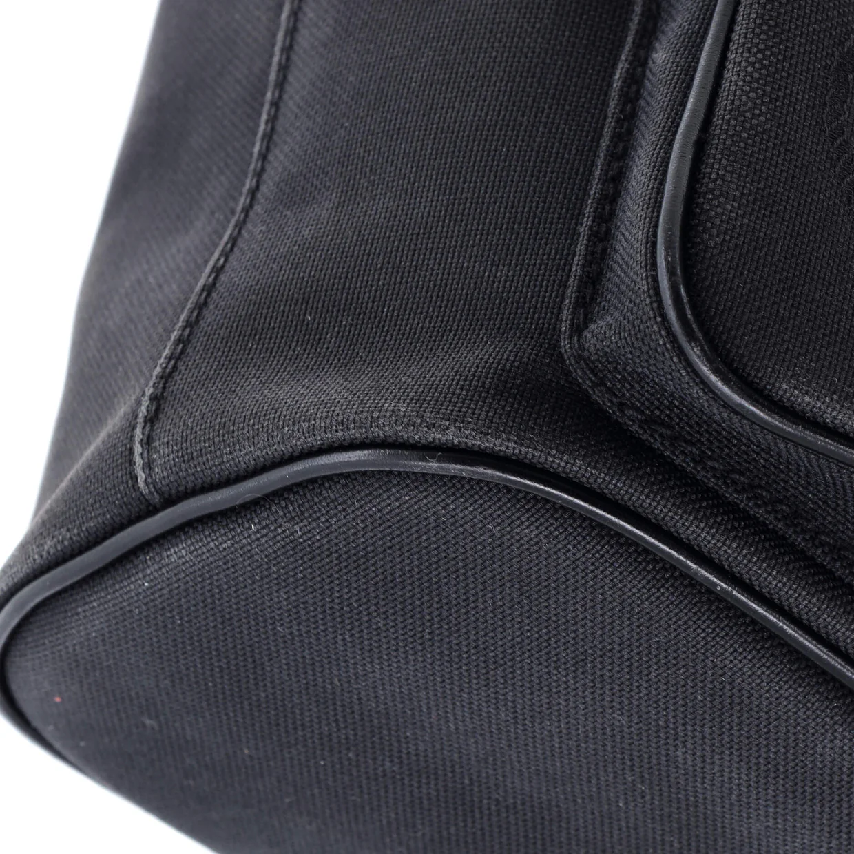 Logo Drawstring Bucket Bag Canvas - Deep Luxury