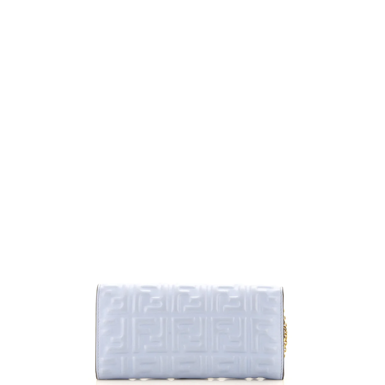 Baguette Continental Wallet on Chain Zucca Embossed Leather - Deep Luxury