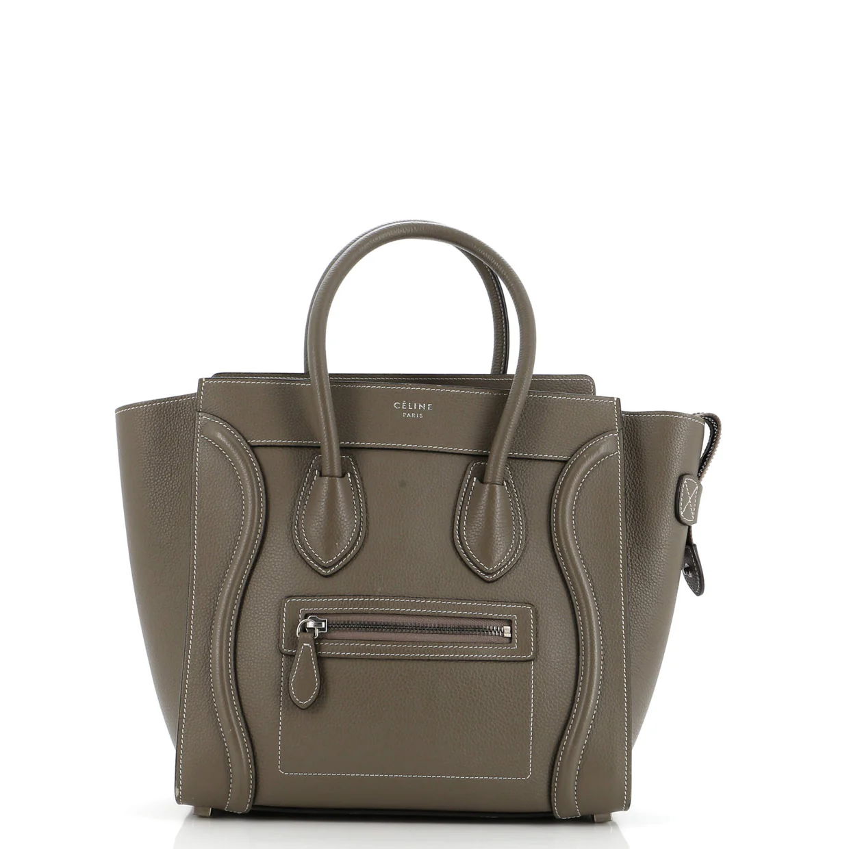 Luggage Bag Grainy Leather Micro - Deep Luxury
