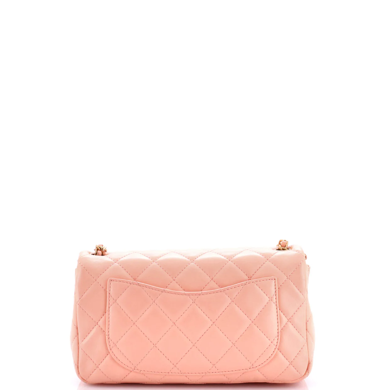 Pearl Crush Flap Bag Quilted Lambskin Mini - Deep Luxury