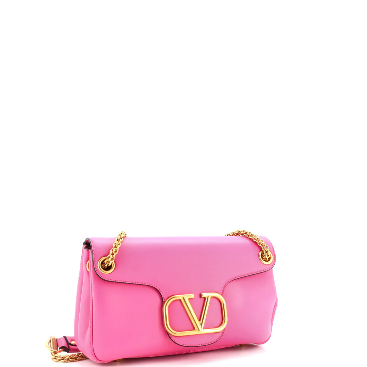 Stud Sign Shoulder Bag Leather - Deep Luxury
