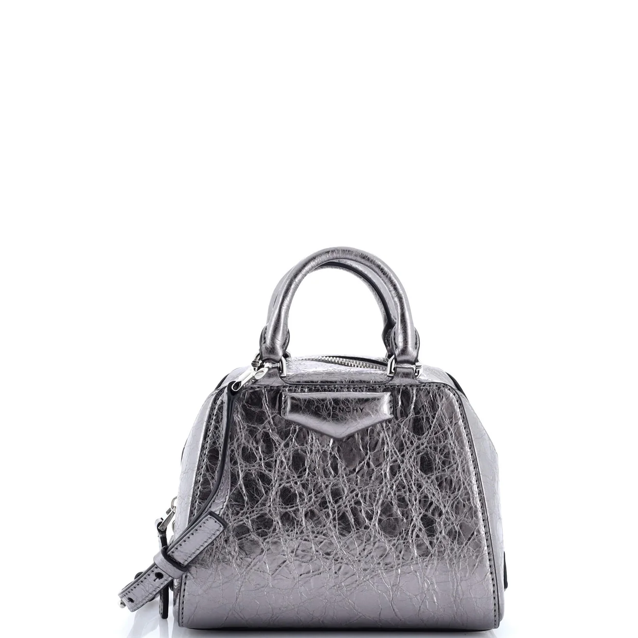 Antigona Cube Bag Leather Nano - Deep Luxury