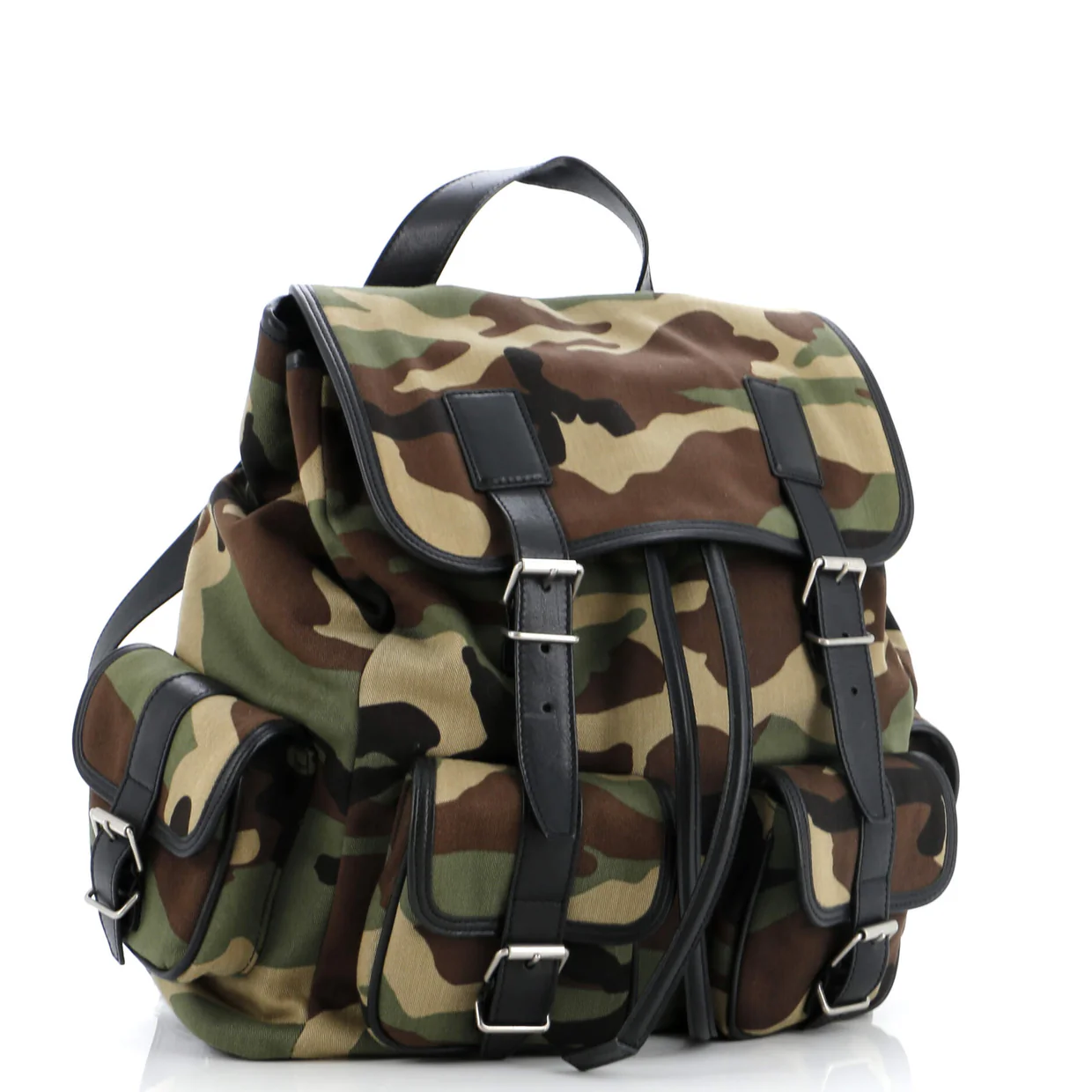 Rock Sac Backpack Camouflage Canvas Medium - Deep Luxury