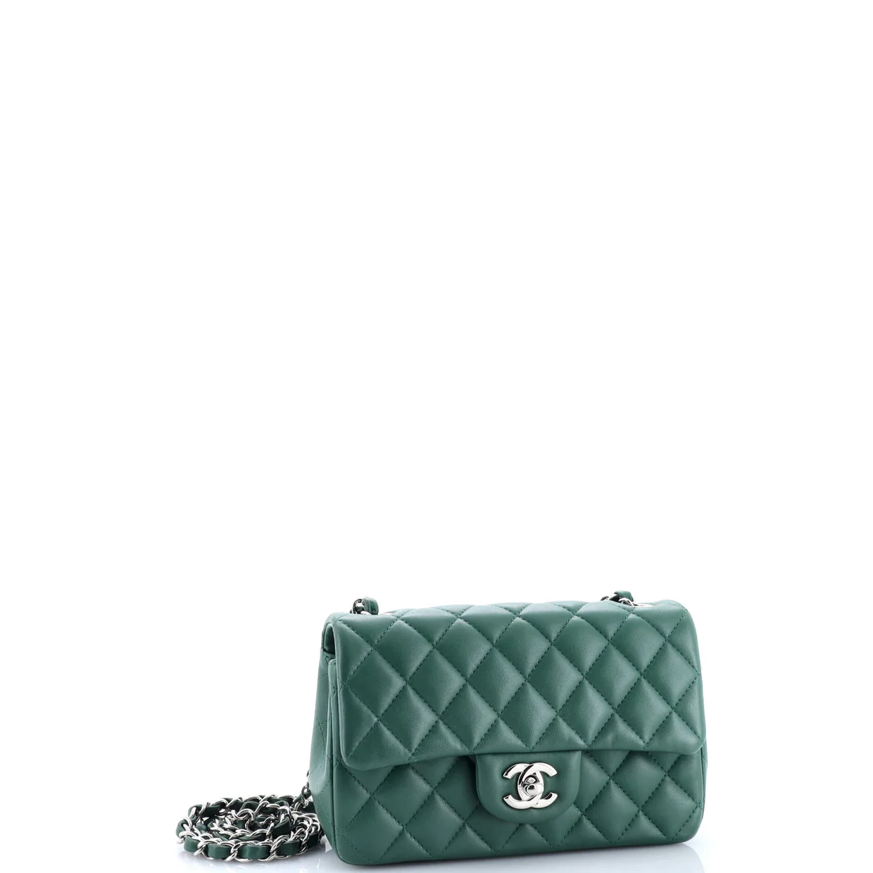 Classic Single Flap Bag Quilted Lambskin Mini - Deep Luxury