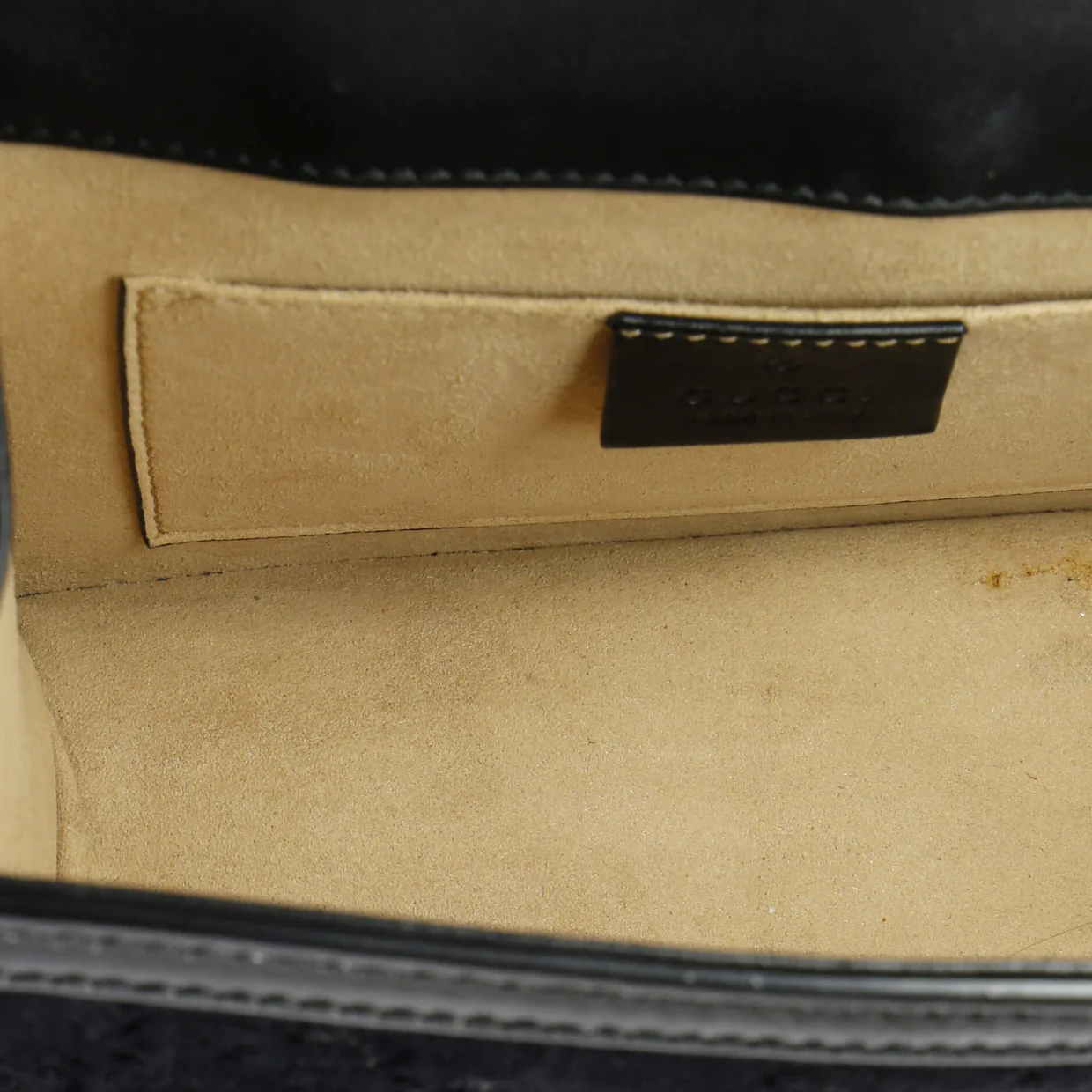 Sylvie Top Handle Bag GG Velvet Mini - Deep Luxury