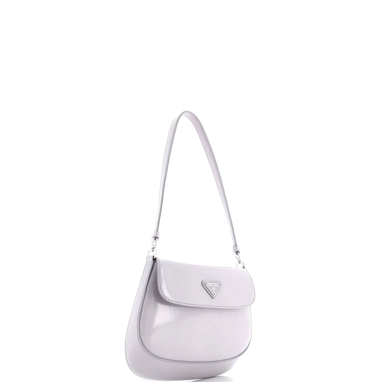 Cleo Flap Shoulder Bag Spazzolato Leather Small - Deep Luxury