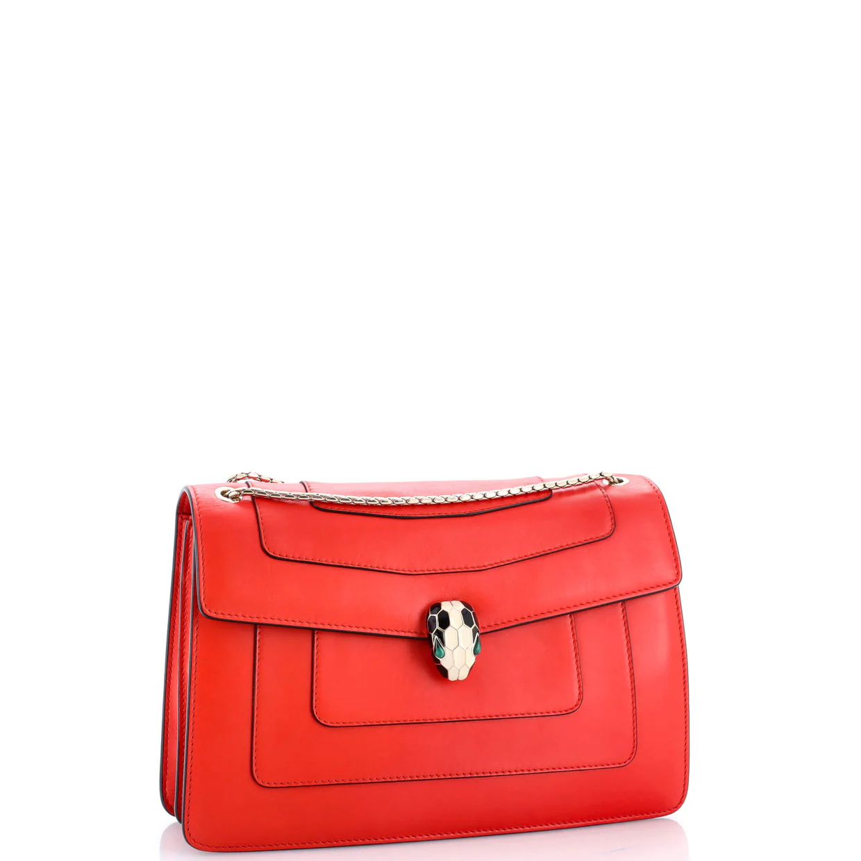 Serpenti Forever Shoulder Bag Leather Medium - Deep Luxury