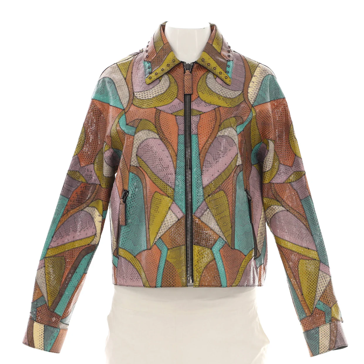 Women's Zip Jacket Patchwork Ayers - Deep Luxury