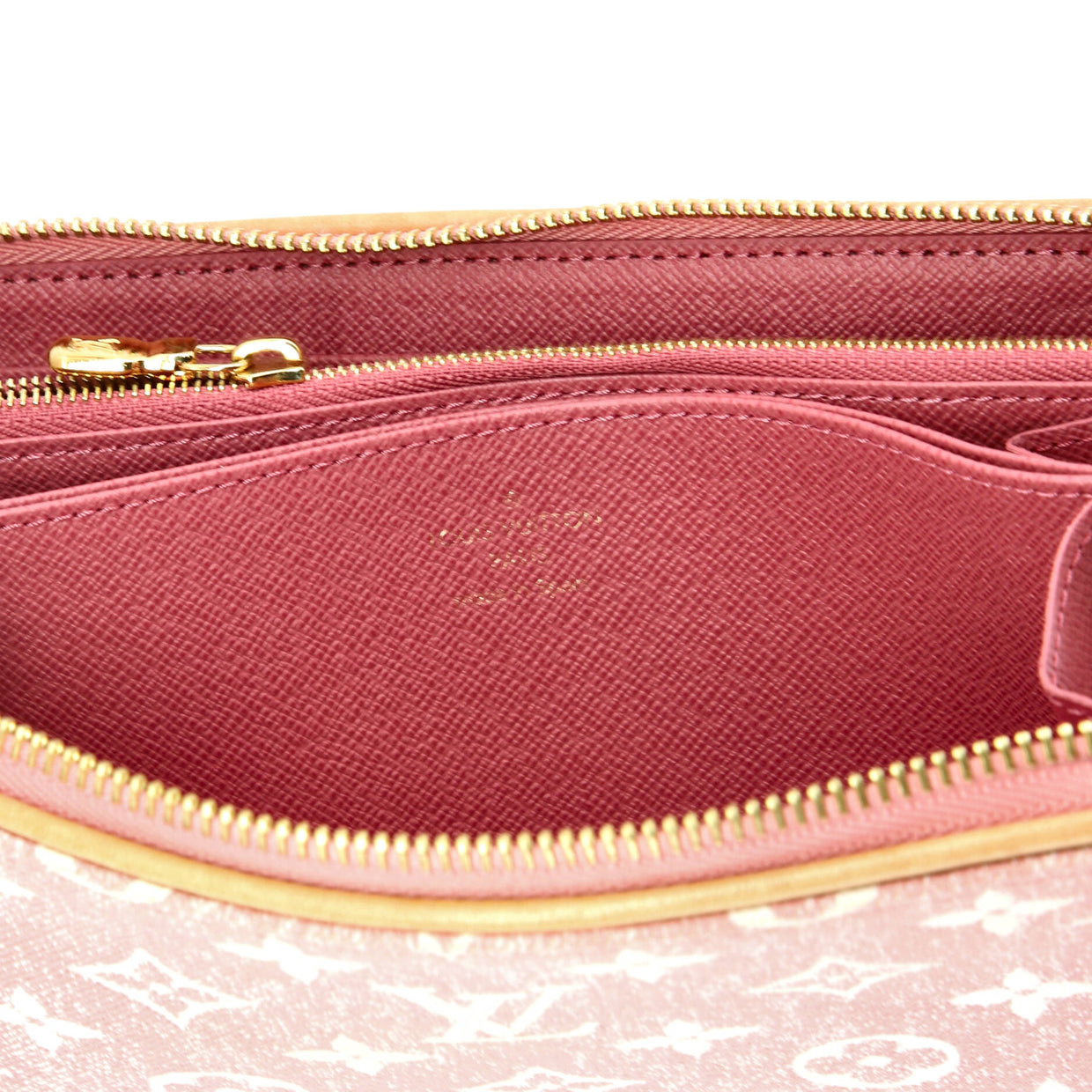 Zippy Wallet Monogram Jacquard Denim - Deep Luxury