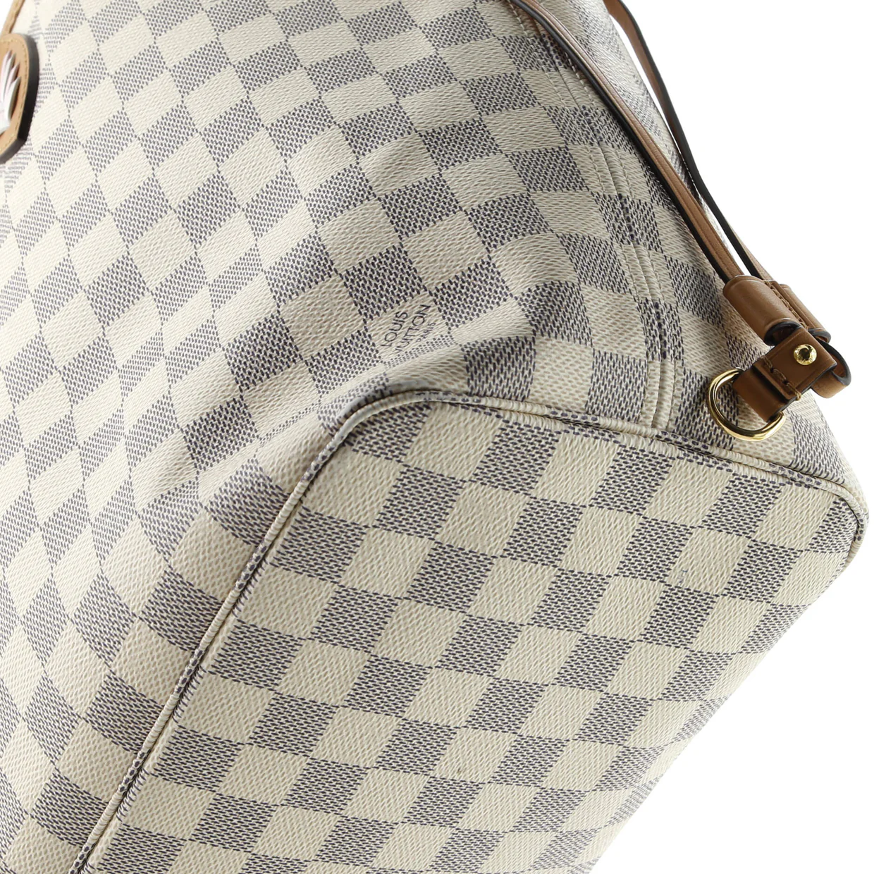 Neverfull NM Tote Damier with Braided Detail MM - Deep Luxury