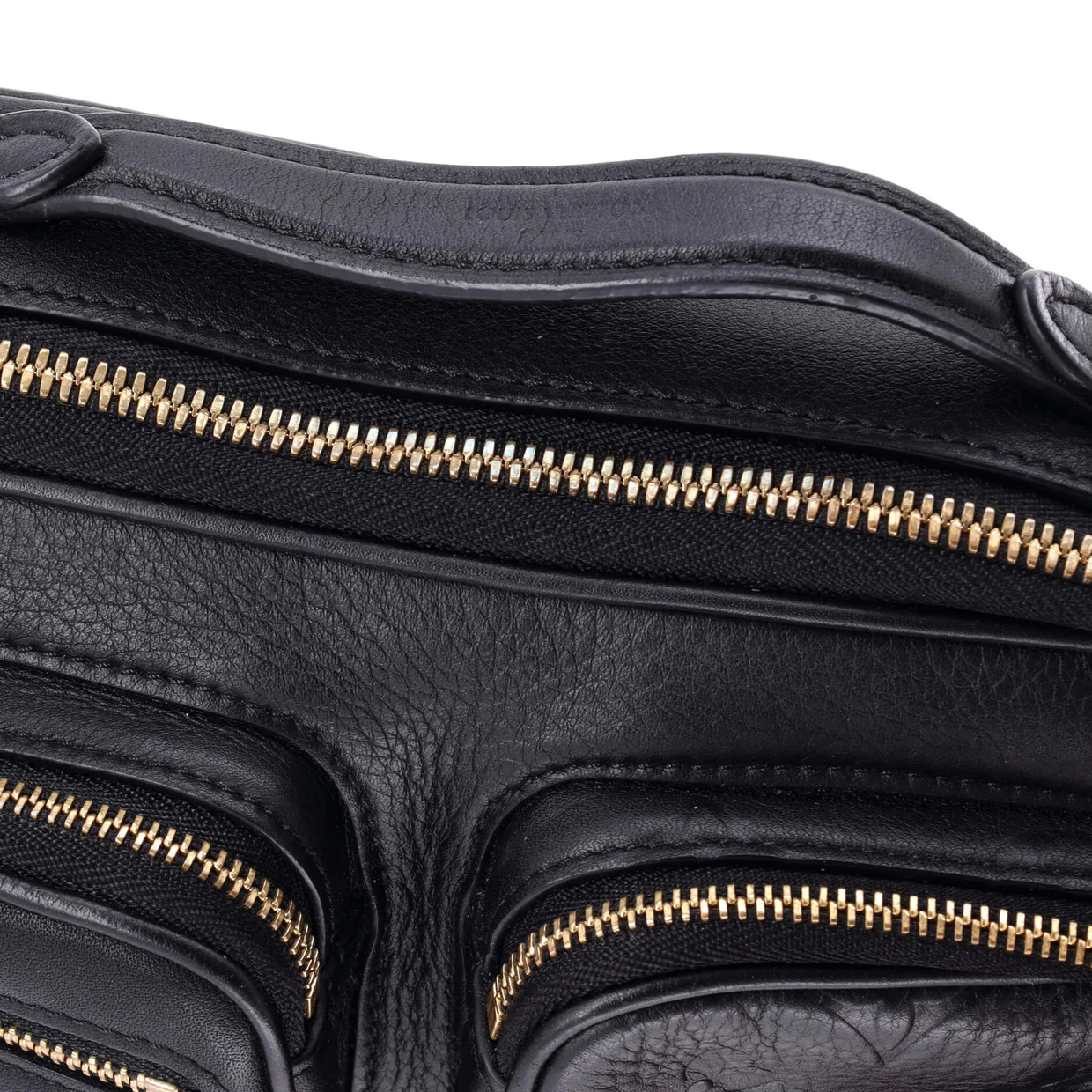 Utility Crossbody Bag Calfskin with Embossed Monogram Detail - Deep Luxury