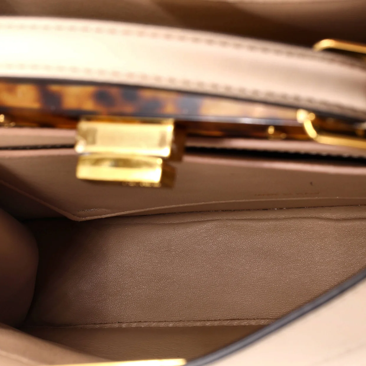 Peekaboo ISeeU Bag Leather Small - Deep Luxury