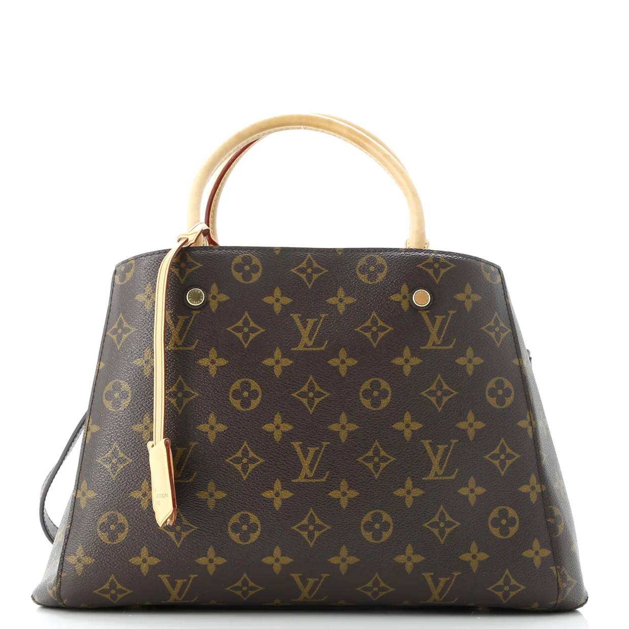 Montaigne Handbag Monogram Canvas MM - Deep Luxury