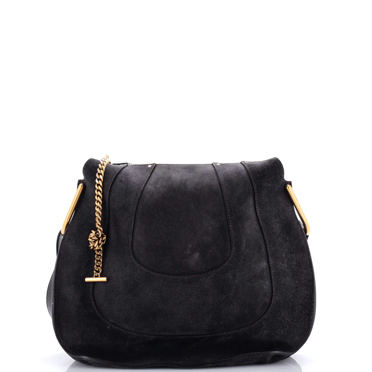 Hayley Hobo Suede Small - Deep Luxury