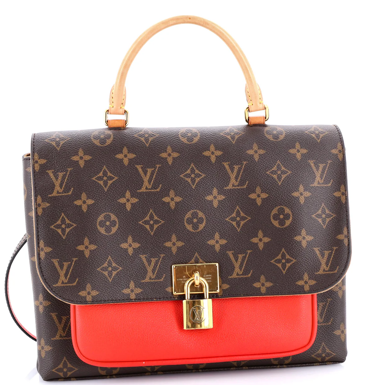 Marignan Handbag Monogram Canvas with Leather - Deep Luxury