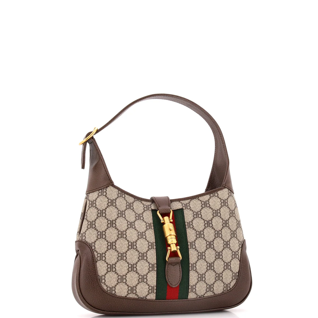 x Gucci The Hacker Project Jackie 1961 Hobo BB Coated Canvas Small - Deep Luxury
