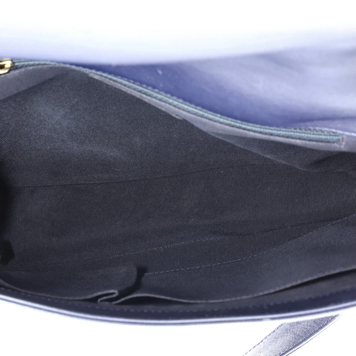 Boy Flap Bag Braided Sheepskin Large - Deep Luxury