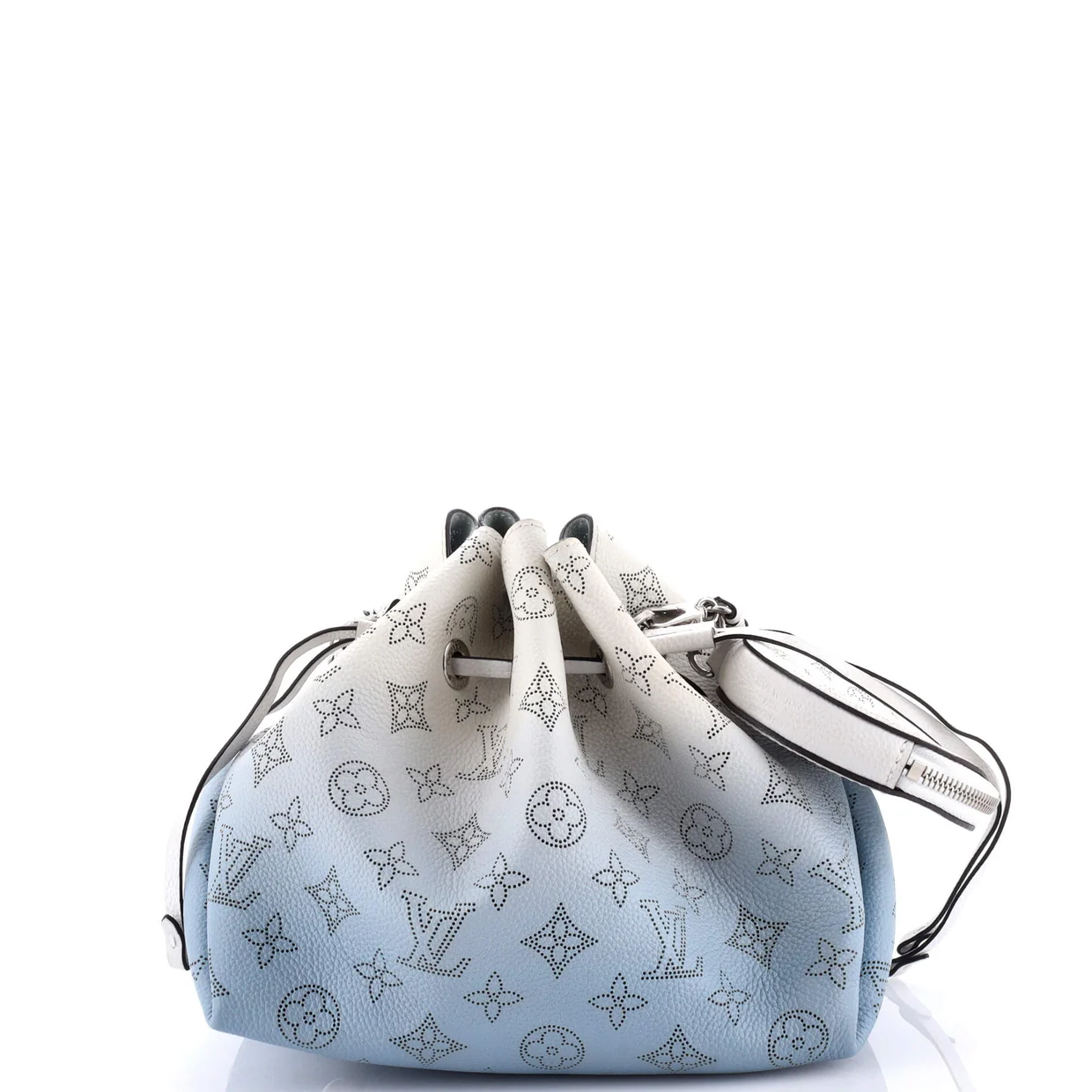 Bella Bucket Bag Gradient Mahina Leather - Deep Luxury