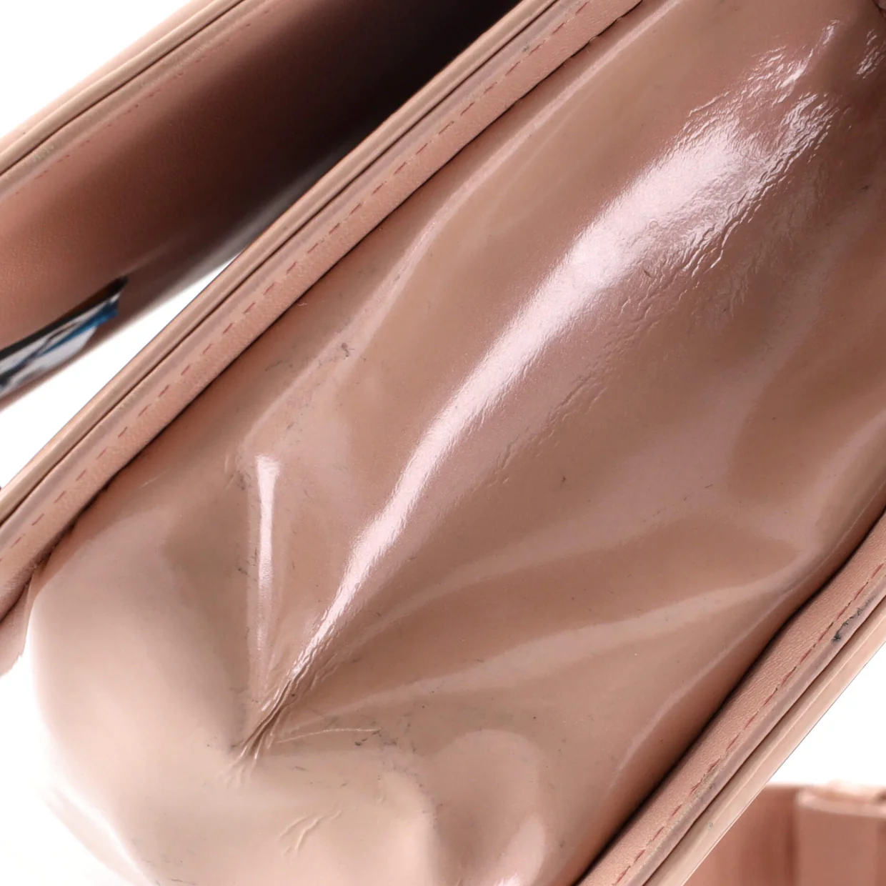 Boy Flap Bag Quilted Iridescent Glazed Calfskin Old Medium - Deep Luxury