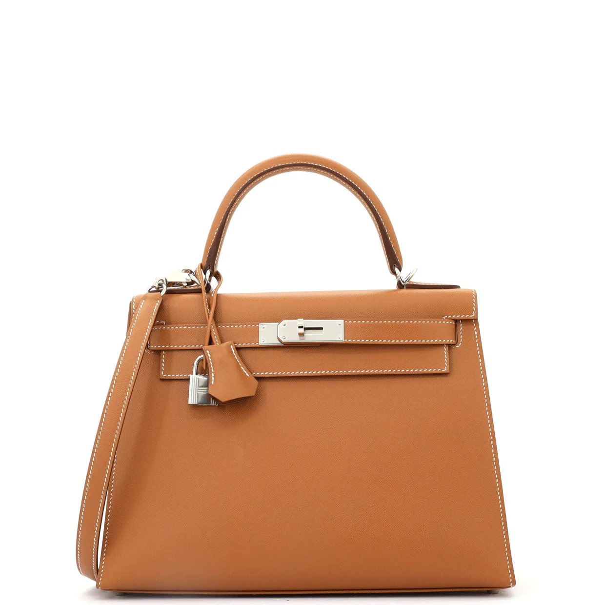 Kelly Handbag Gold Madame with Palladium Hardware 28 - Deep Luxury