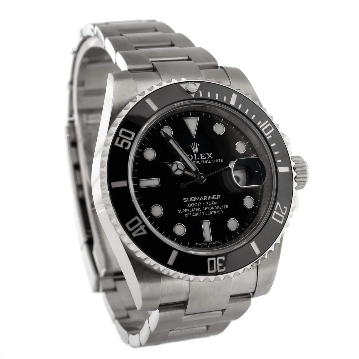 Oyster Perpetual Submariner Date Automatic Watch Stainless Steel and Cerachrom 40 - Deep Luxury