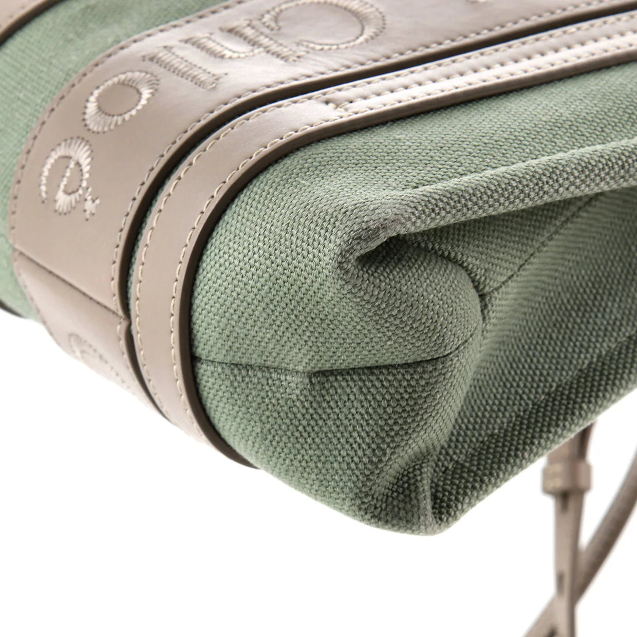 Woody Convertible Tote Linen and Leather Small - Deep Luxury