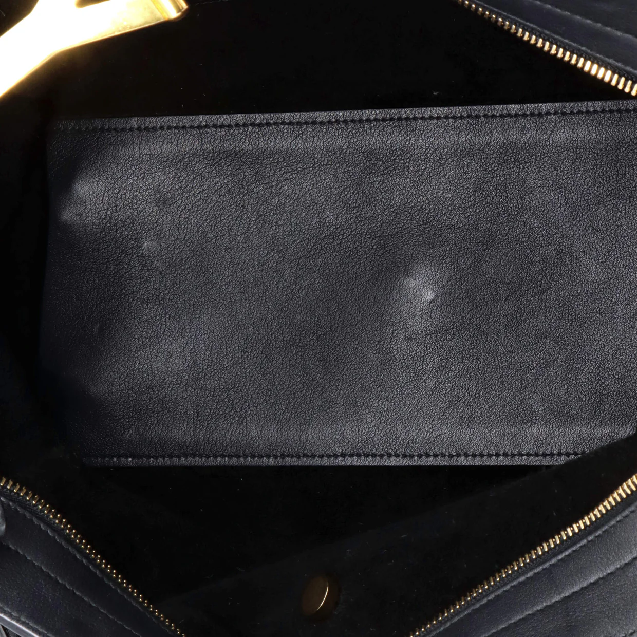 Classic Y Cabas Leather Small - Deep Luxury