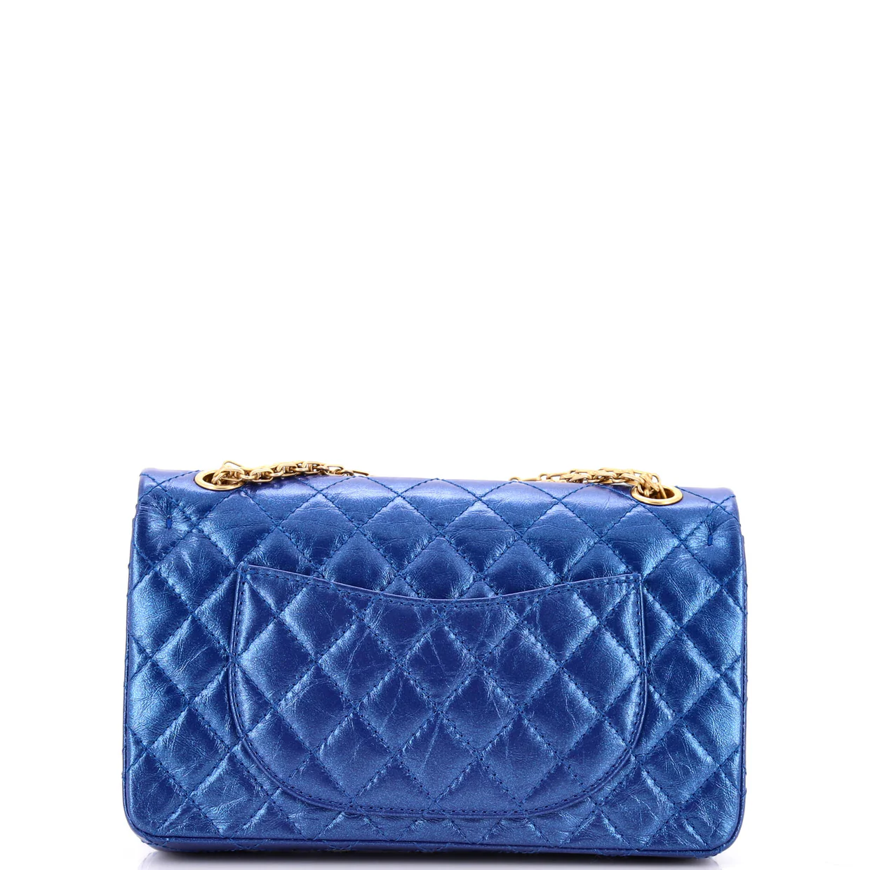 Reissue 2.55 Flap Bag Quilted Metallic Calfskin 225 - Deep Luxury