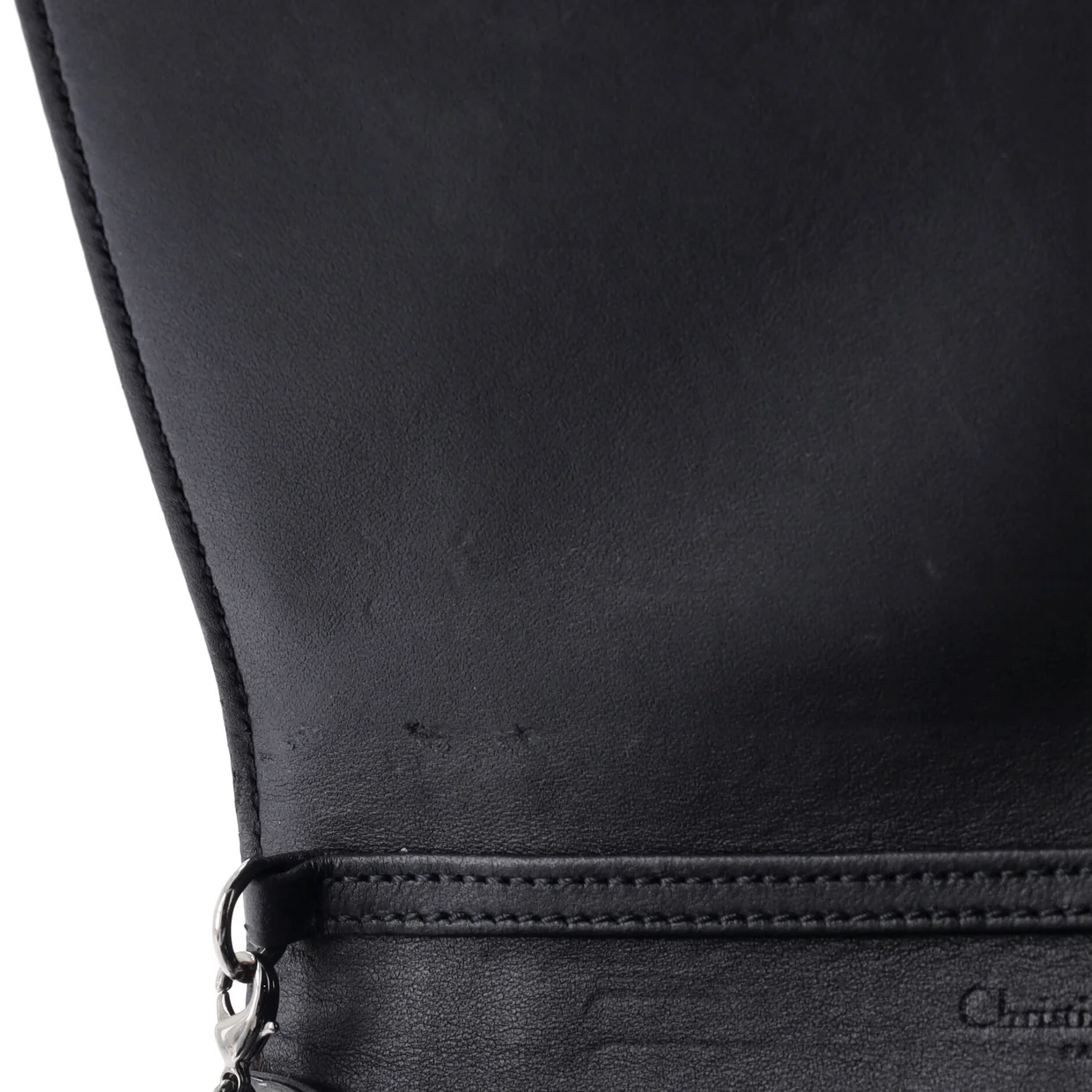 Diorama Wallet on Chain Cannage Embossed Calfskin - Deep Luxury