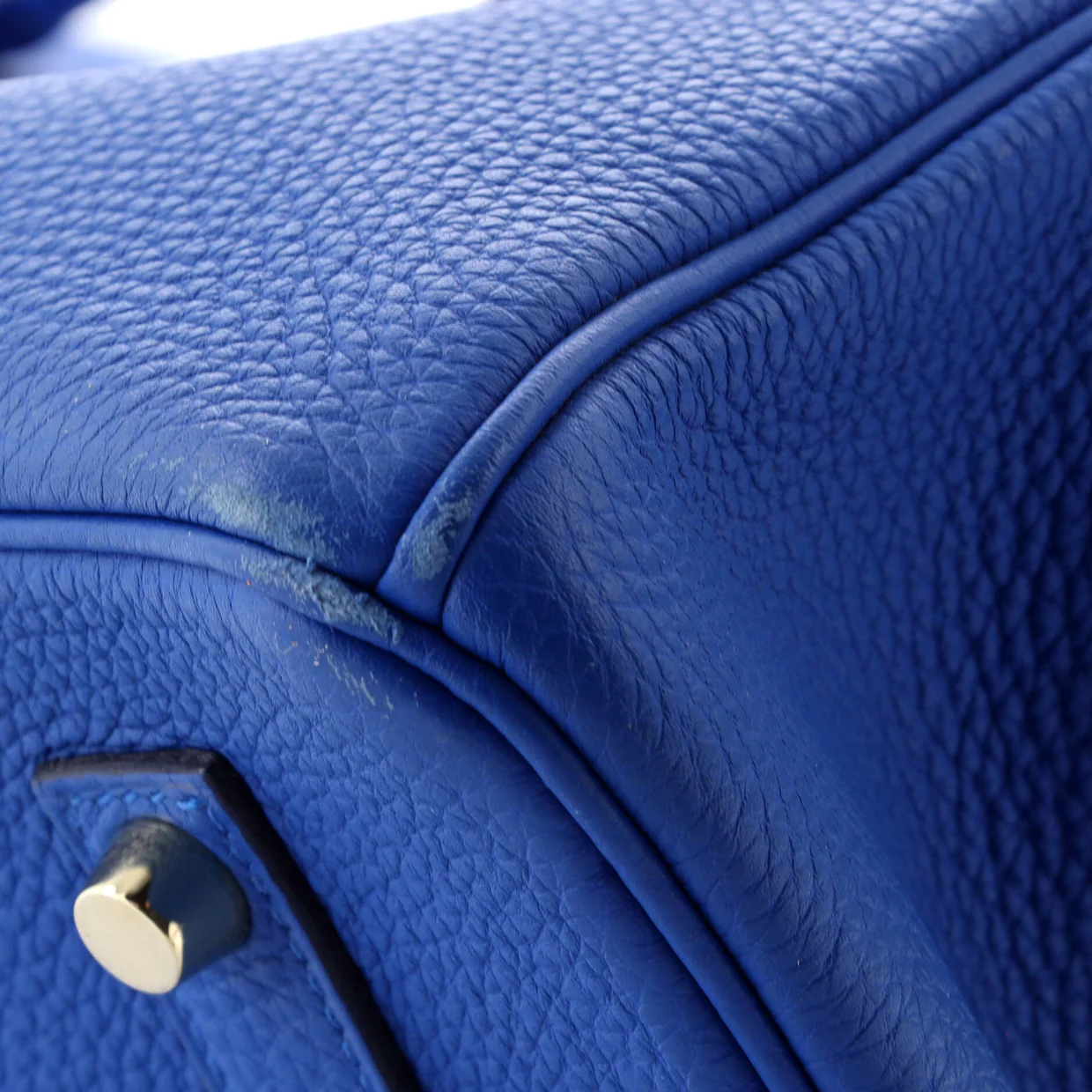 Birkin Handbag Bleu Zellige Togo with Gold Hardware 35 - Deep Luxury
