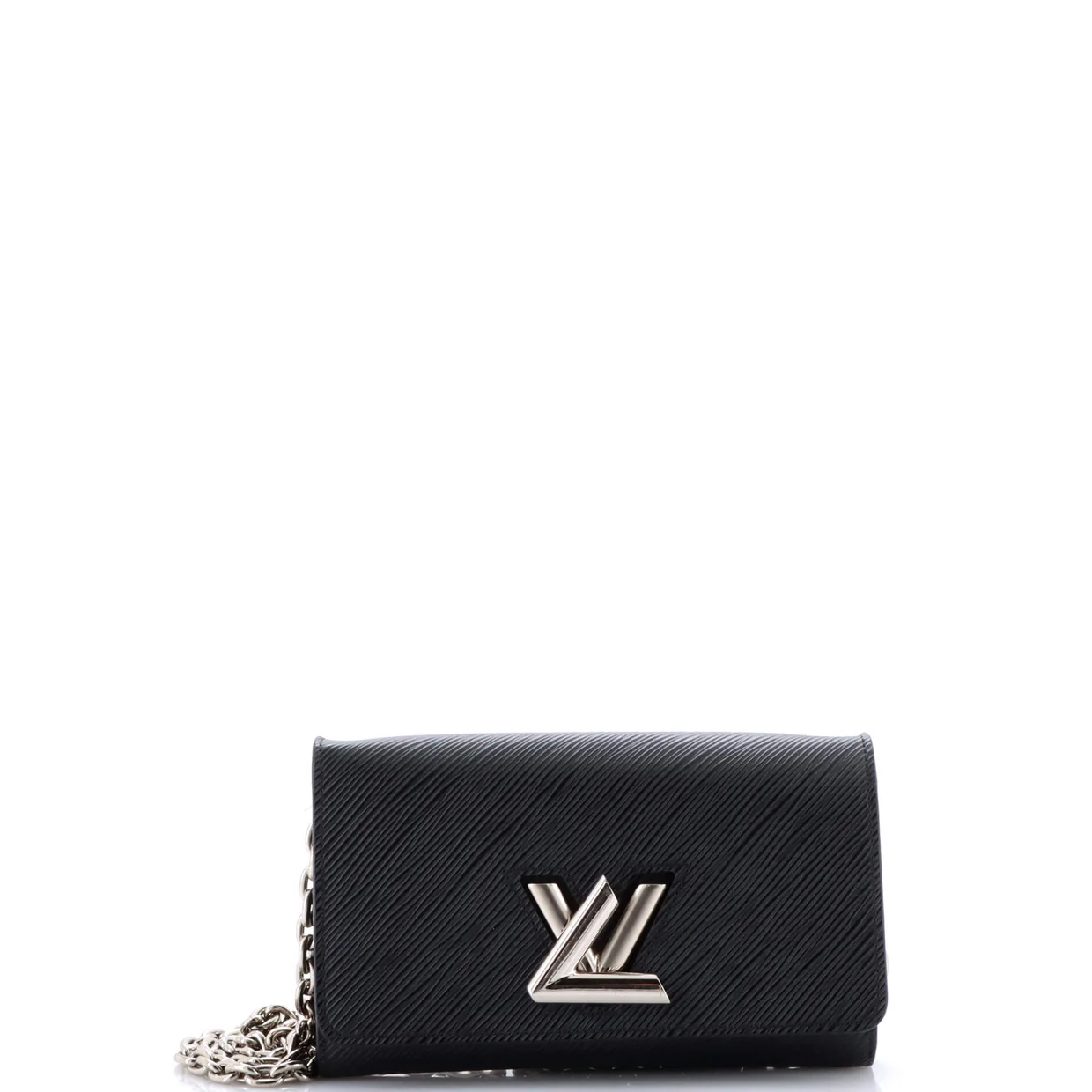 Twist Chain Wallet Epi Leather - Deep Luxury