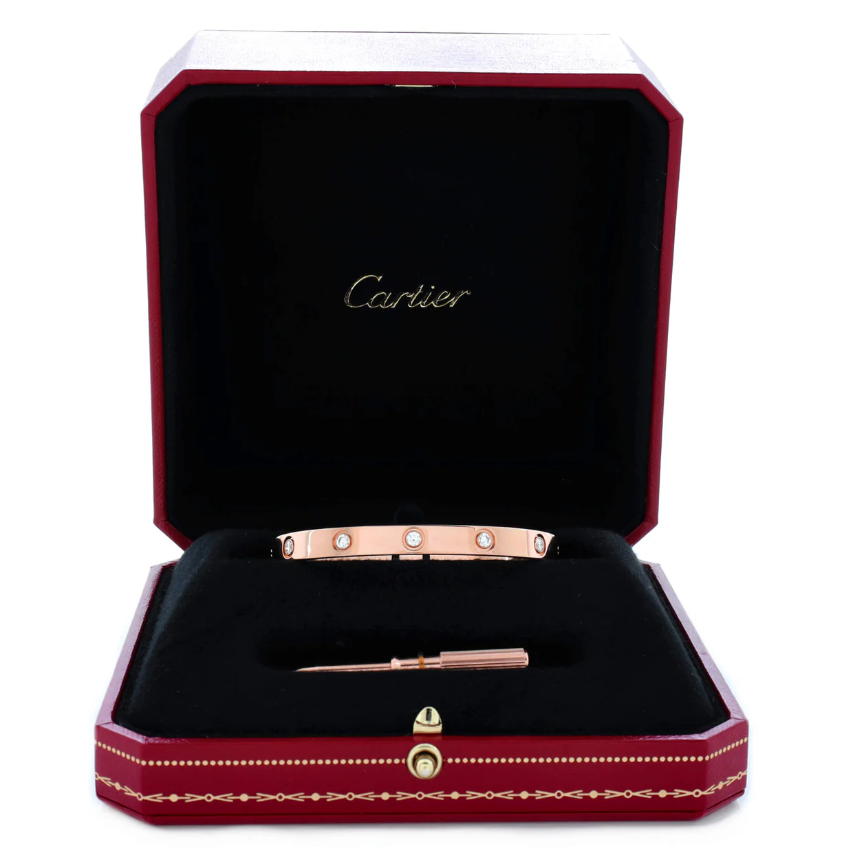 Love 10 Diamond Bracelet 18K Rose Gold with Diamonds - Deep Luxury