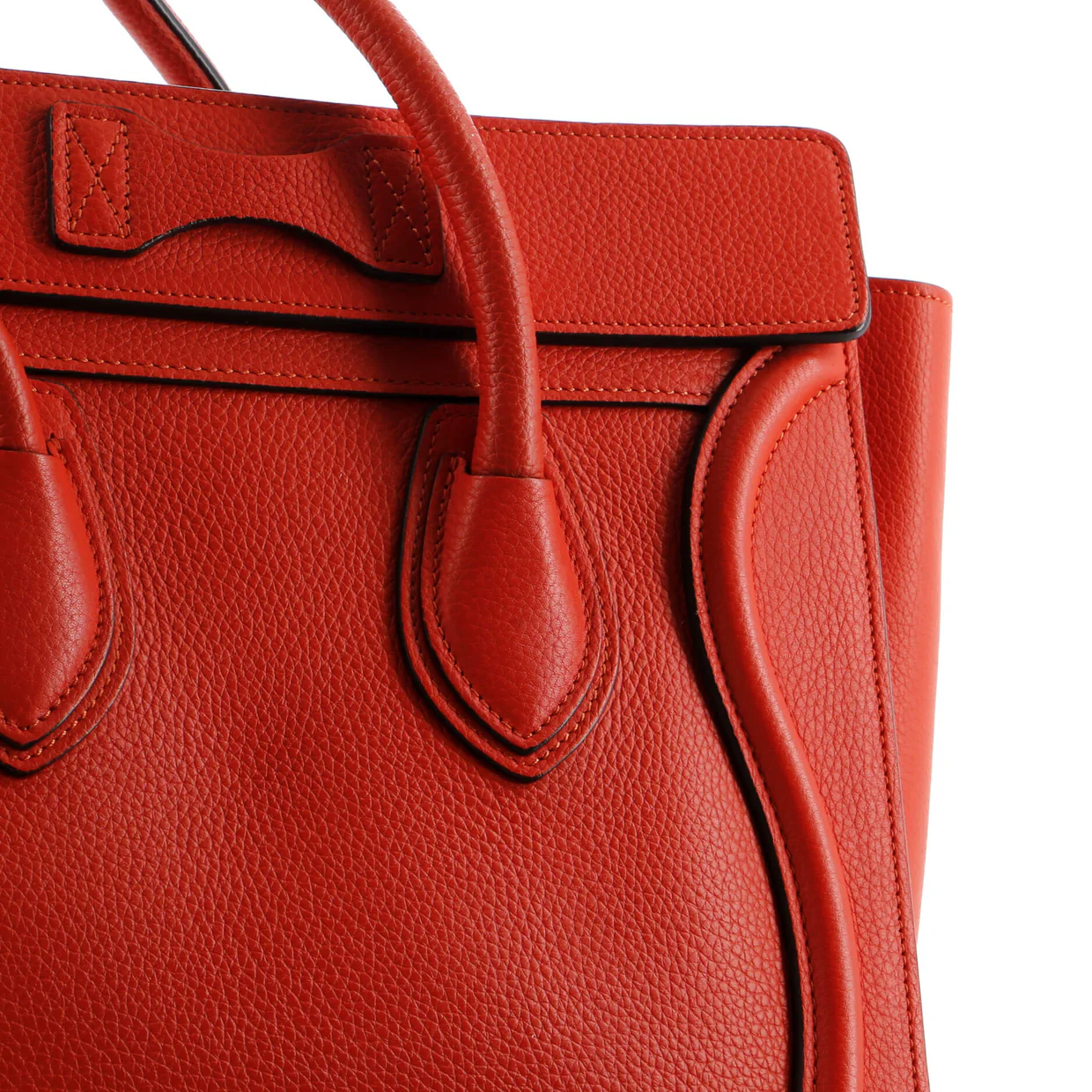 Luggage Bag Grainy Leather Micro - Deep Luxury