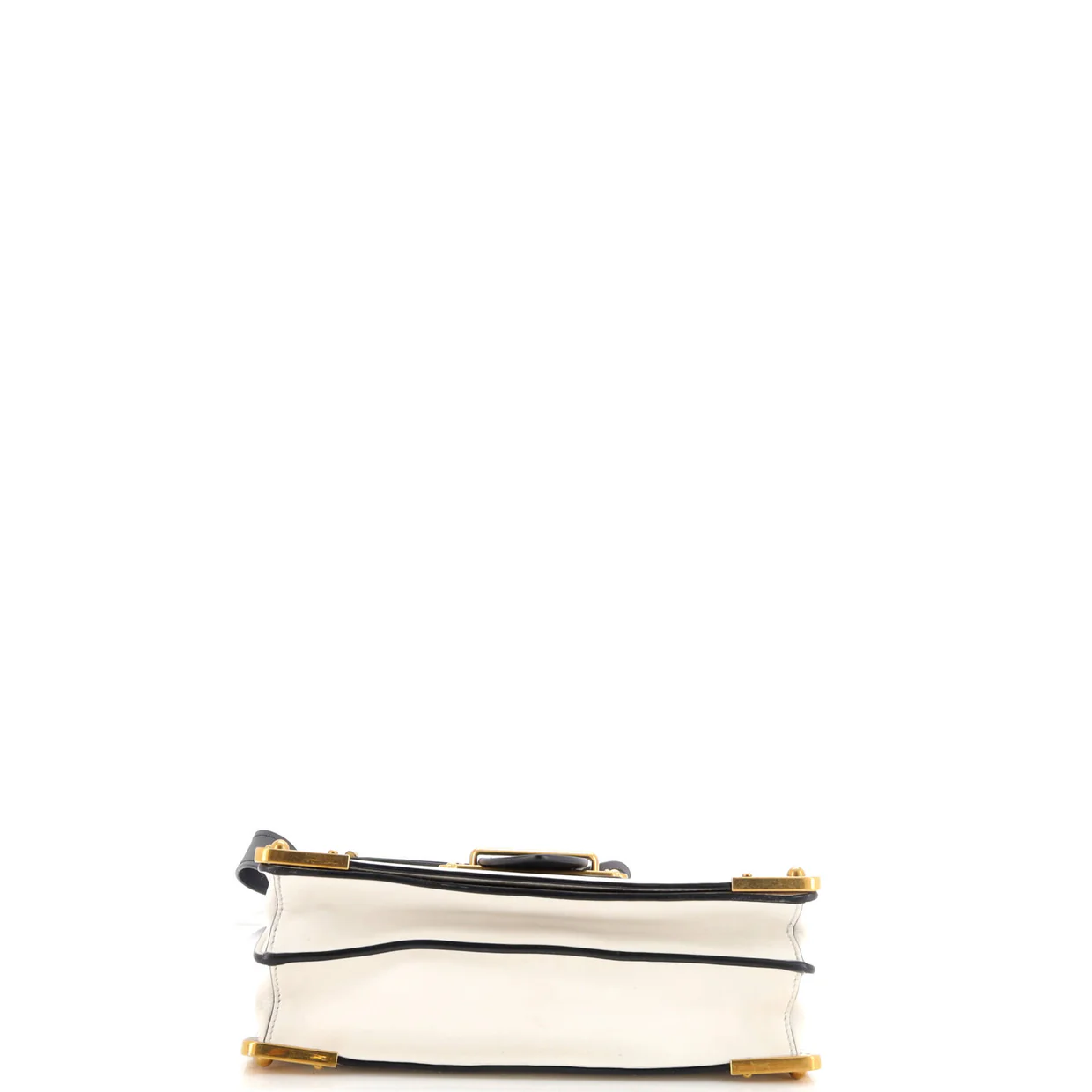 Cahier Crossbody Bag Leather and Saffiano Leather Large - Deep Luxury
