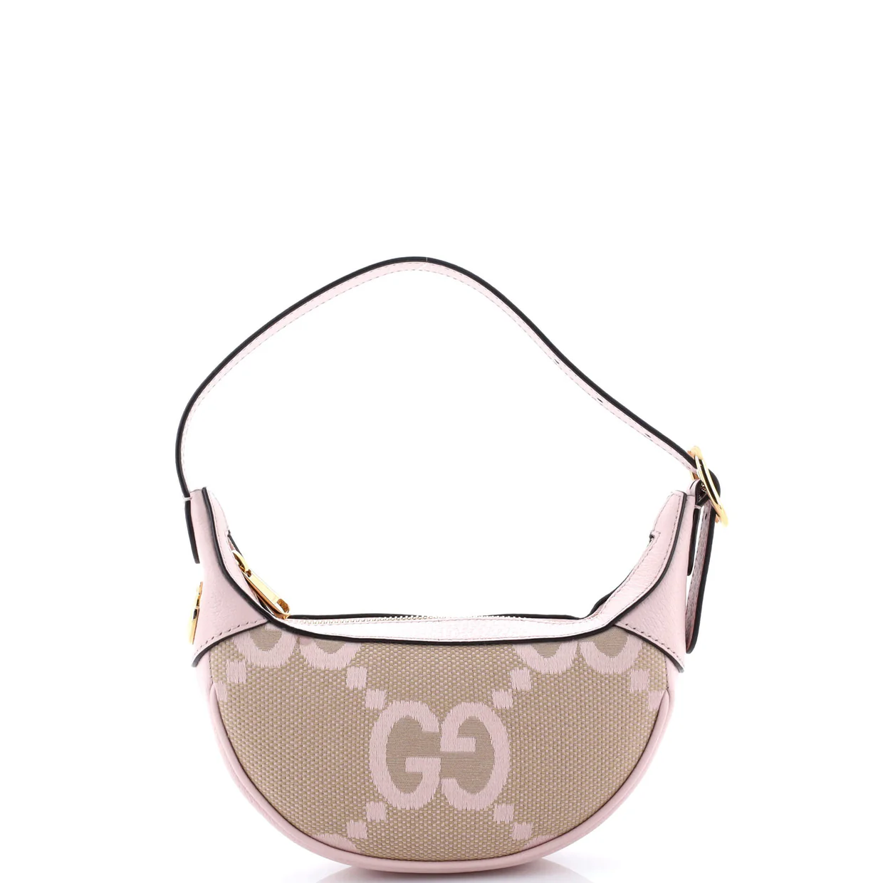 Ophidia Half Moon Bag Jumbo GG Canvas Mini - Deep Luxury